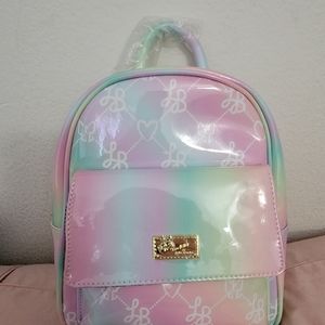 Betsey Johnson,small backpack,multi color